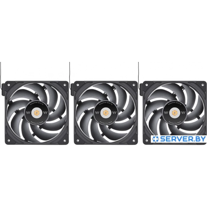 Набор вентиляторов Thermaltake Toughfan EX12 Pro 3-Fan Pack CL-F171-PL12BL-A. Фото 1