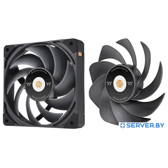 Набор вентиляторов Thermaltake Toughfan EX12 Pro 3-Fan Pack CL-F171-PL12BL-A. Фото 5