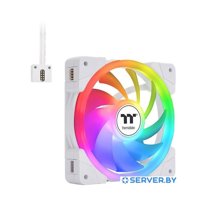 Набор вентиляторов Thermaltake Swafan EX12 ARGB White TT Premium Edition 3-Fan Pack CL-F169-PL12SW-A. Фото 2