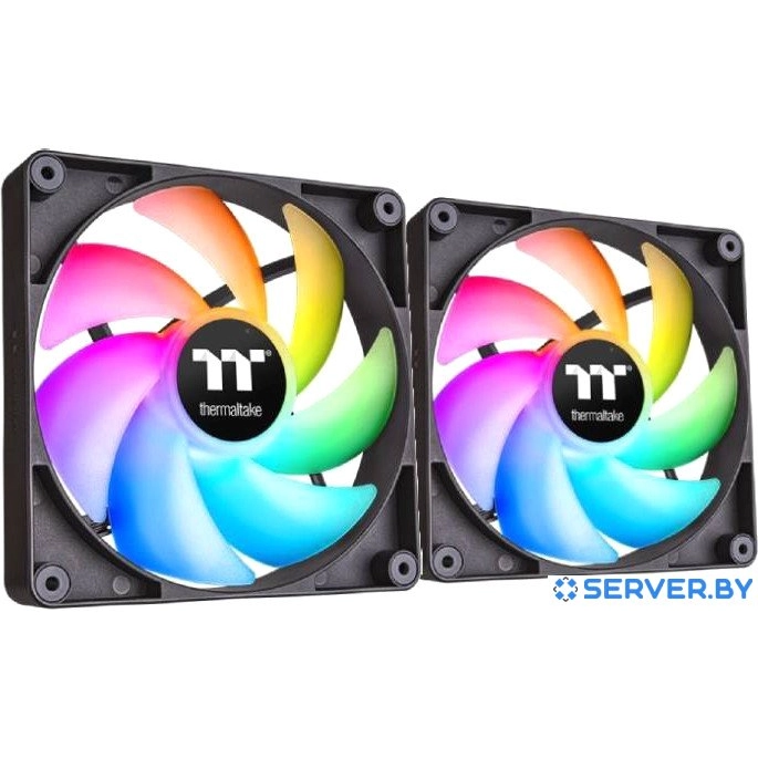Набор вентиляторов Thermaltake CT140 ARGB 2-Fan Pack CL-F150-PL14SW-A. Фото 1