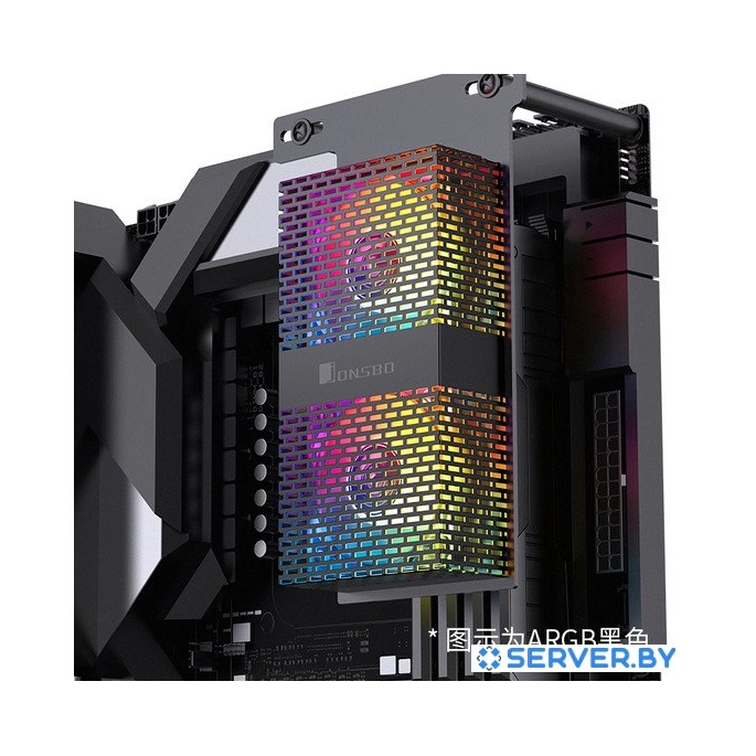 Кулер для оперативной памяти Jonsbo NF-2 ARGB Black. Фото3