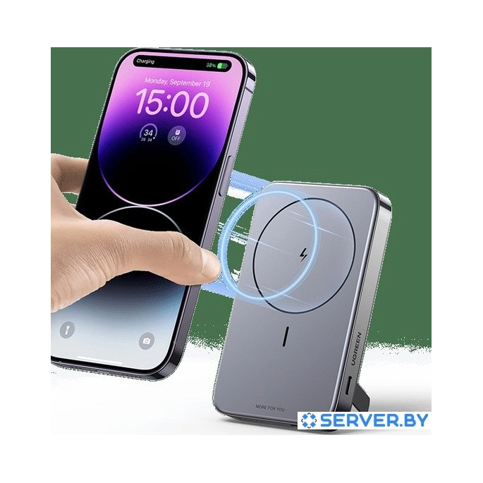 Внешний аккумулятор Ugreen PB206 20W 10000mAh (черный). Фото2