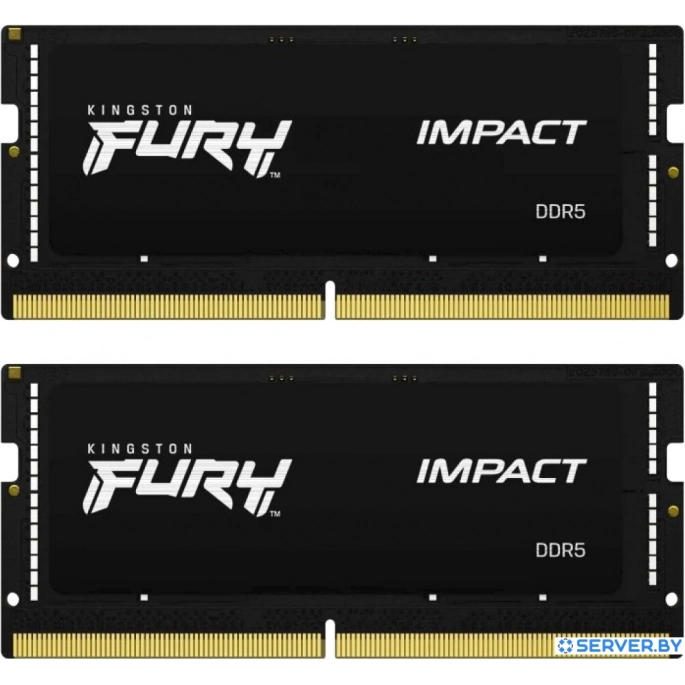 Оперативная память Kingston FURY Impact 2x16 ГБ DDR5 5600МГц KF556S40IBK2-32. Фото 1