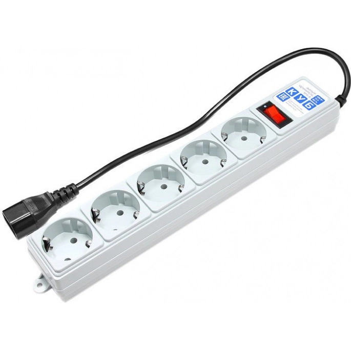 Сетевой фильтр Power Cube Куб SPG-B-Ext 5 розеток, 0.5 м [SPG-B-0,5МExt]. Фото1