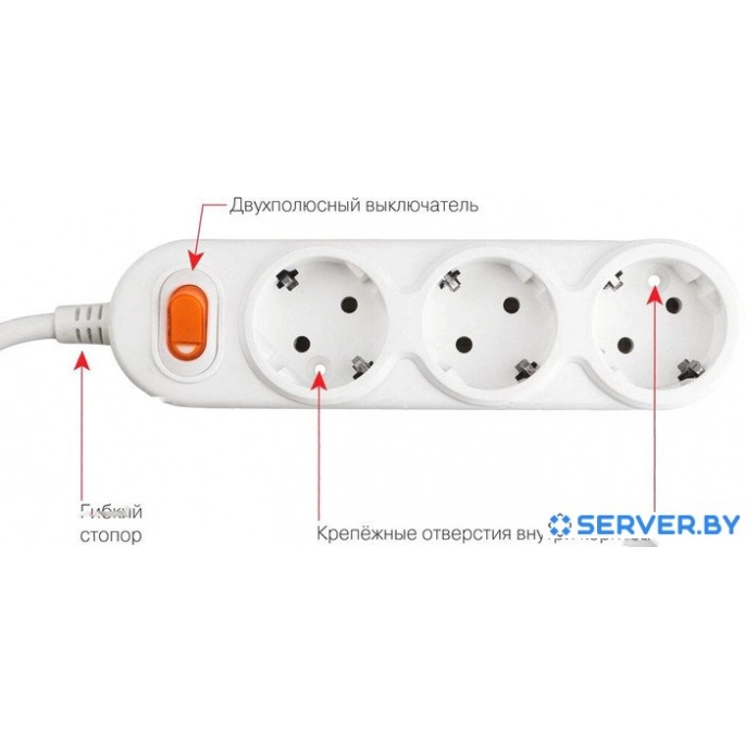 Удлинитель Power Cube PC-1-5M. Фото 4