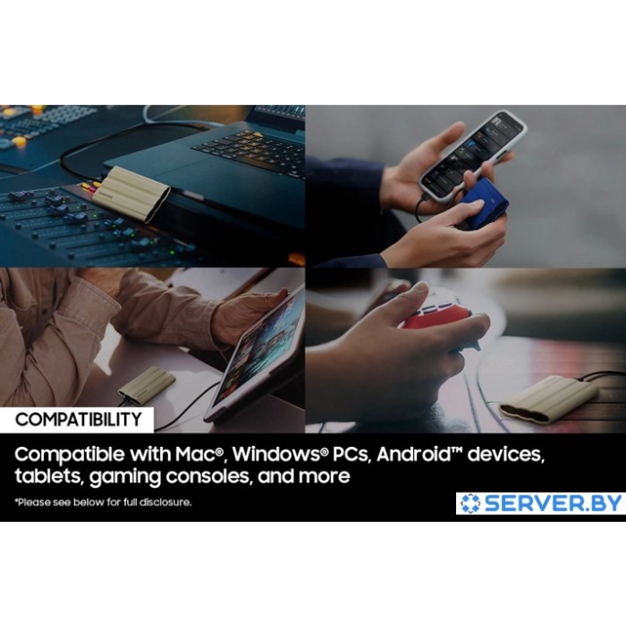 Внешний накопитель Samsung T7 Shield 1TB (черный). Фото 5