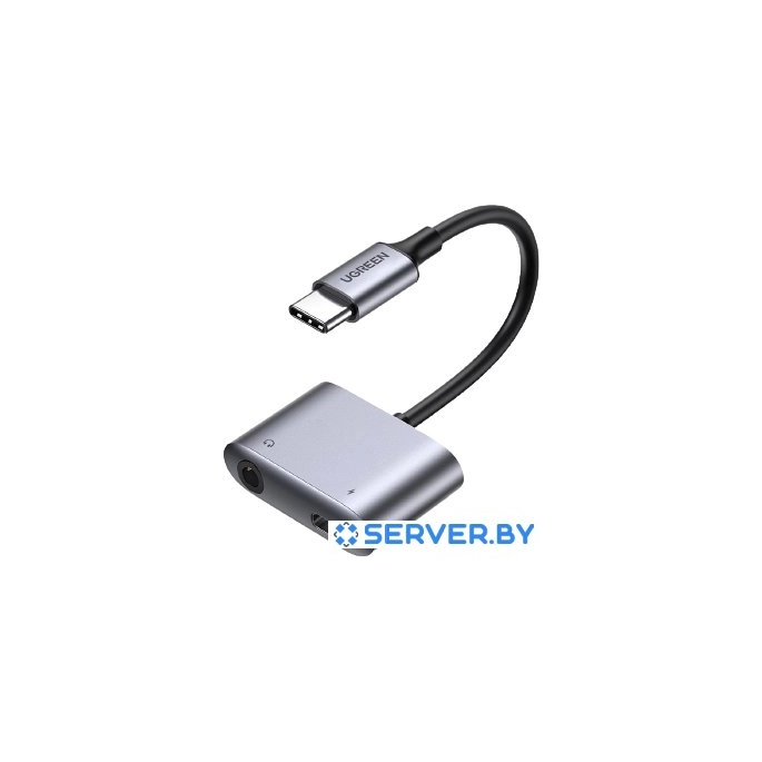 Адаптер Ugreen CM231 60164 USB Type-C - USB Type-C, 3.5 мм. Фото1