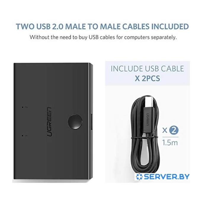 Разветвитель Ugreen 30345. Фото 3