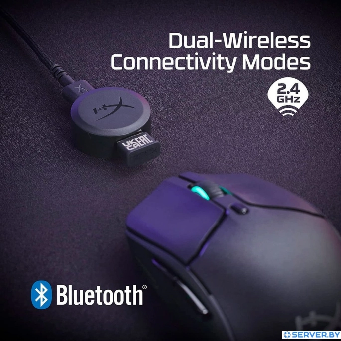 Игровая мышь HyperX Pulsefire Haste 2 Wireless (черный). Фото 5
