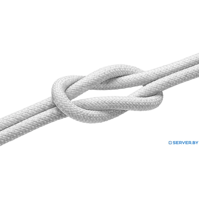 Кабель Baseus Explorer Series Fast Charging Cable Auto Power-Off For Overheating 100W USB Type-C - USB Type-C (1 м, белый). Фото4