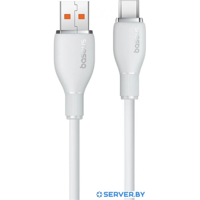 Кабель Baseus Pudding Series USB Type-A - USB Type-C (1.2 м, белый). Фото2