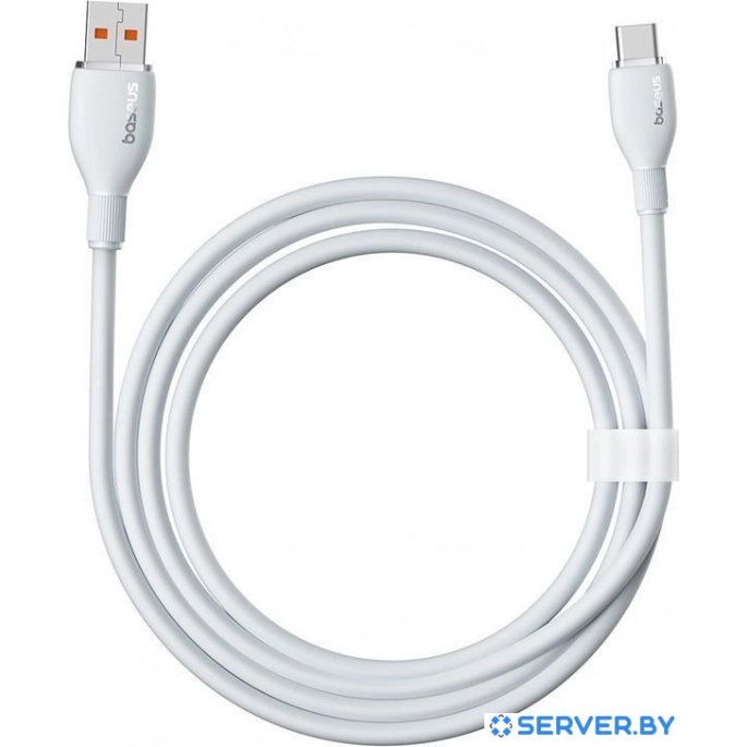 Кабель Baseus Pudding Series USB Type-A - USB Type-C (1.2 м, белый). Фото5