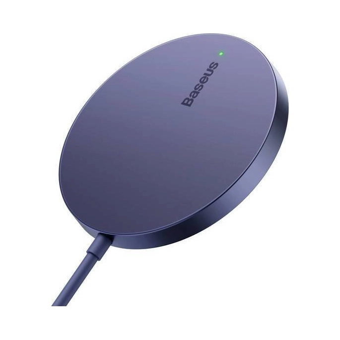 Беспроводное зарядное Baseus Simple Mini3 Magnetic Wireless Charger 15W CCJJ040205. Фото3