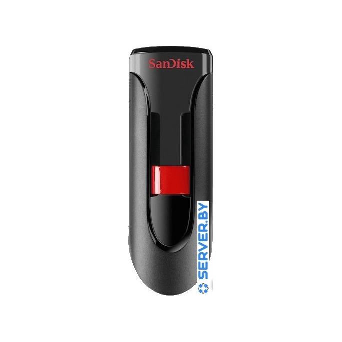 USB Flash SanDisk Cruzer Glide 16GB Black [SDCZ600-016G-G35]. Фото2