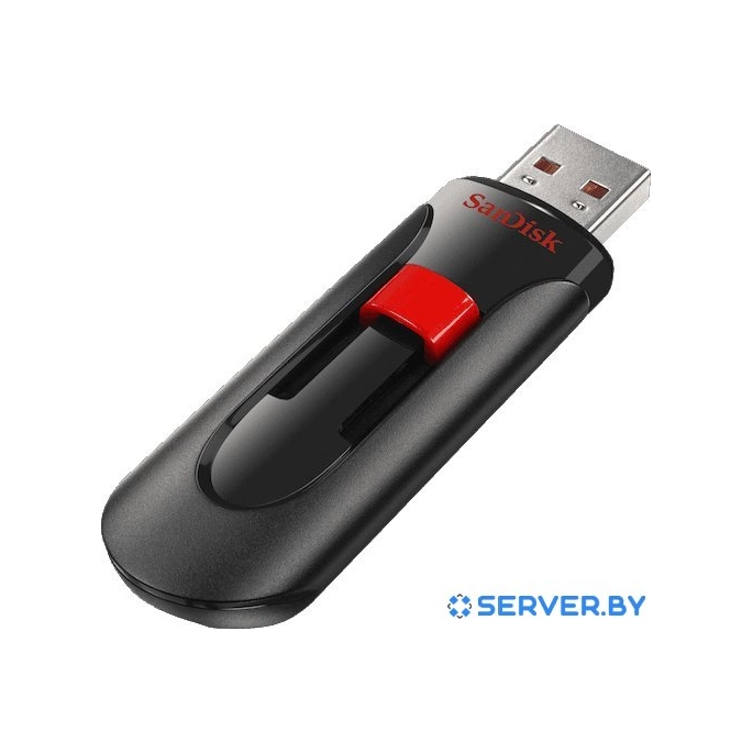 USB Flash SanDisk Cruzer Glide 16GB Black [SDCZ600-016G-G35]. Фото3