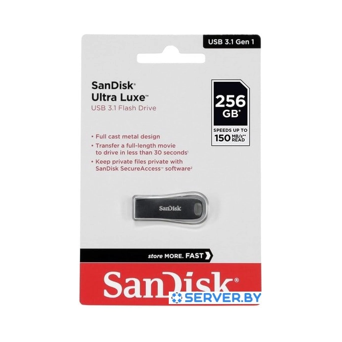 USB Flash SanDisk Ultra Luxe USB 3.1 256GB. Фото5