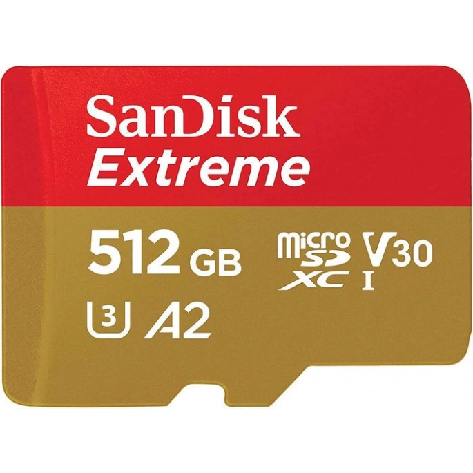 Карта памяти SanDisk Extreme microSDXC SDSQXAV-512G-GN6MN 512GB. Фото1