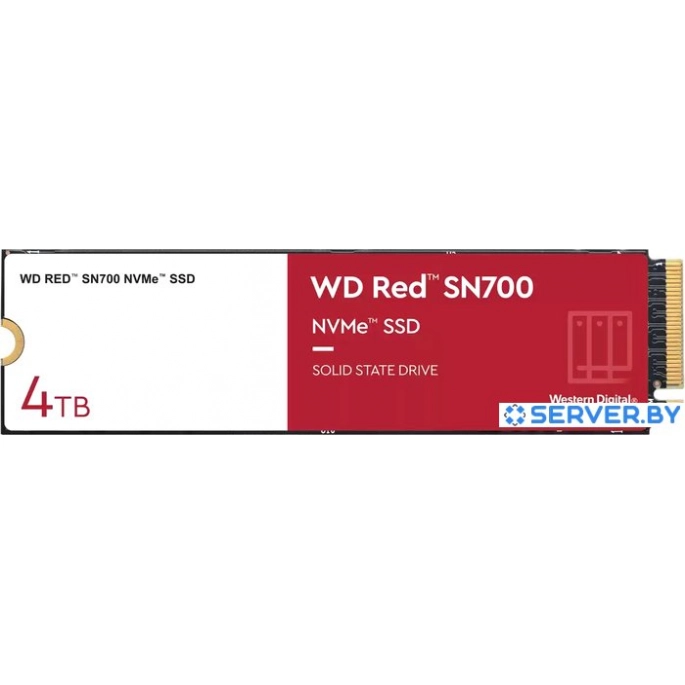 SSD WD Red SN700 4TB WDS400T1R0C. Фото 1
