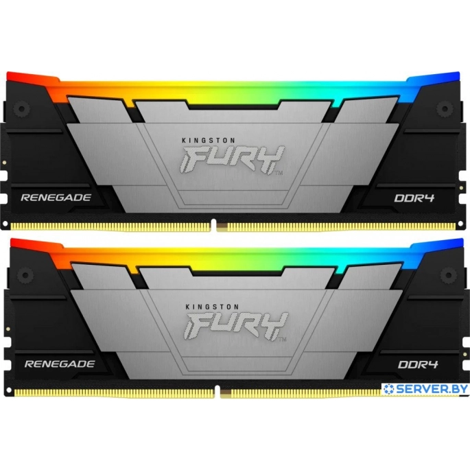Оперативная память Kingston FURY Renegade RGB 2x8ГБ DDR4 4266 МГц KF442C19RB2AK2/16. Фото 1