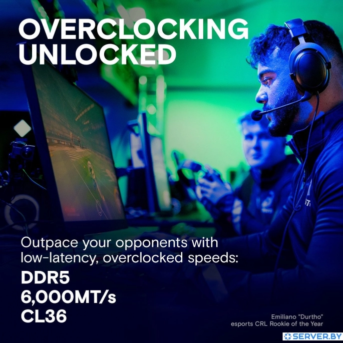 Оперативная память Crucial Pro Overclocking Edition 2x16ГБ DDR5 6000 МГц CP2K16G60C36U5B. Фото2