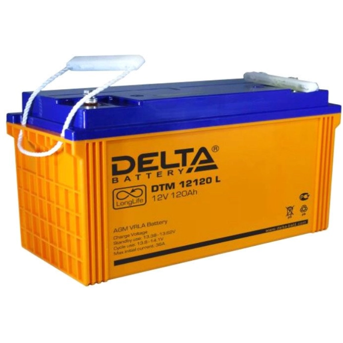 Аккумулятор для ИБП Delta DTM 12120 L (12В/120 А·ч). Фото1