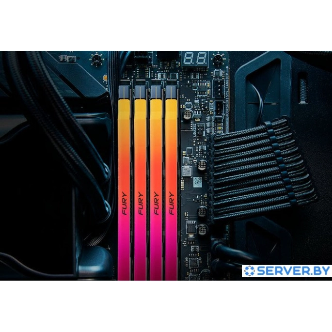 Оперативная память Kingston FURY Renegade RGB 2x48ГБ DDR5 6400МГц KF564C32RSAK2-96. Фото 4