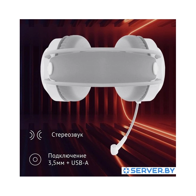 Наушники Oklick HS-L300G (белый). Фото 4