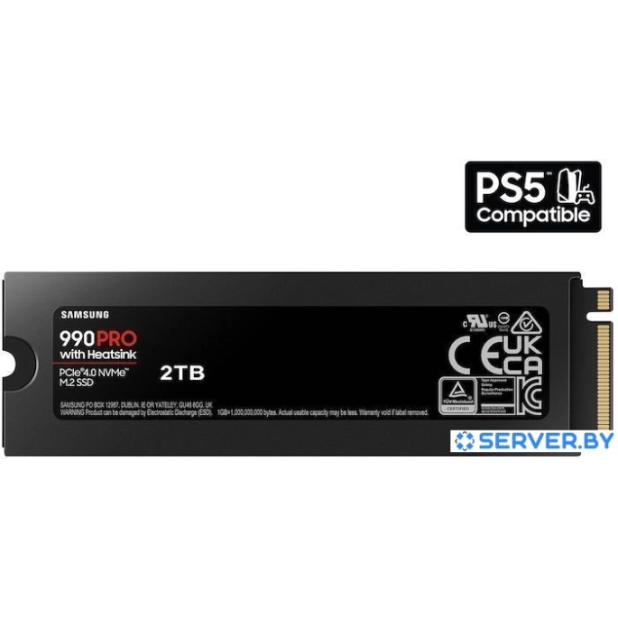 SSD Samsung 990 Pro с радиатором 4TB MZ-V9P4T0CW. Фото 2