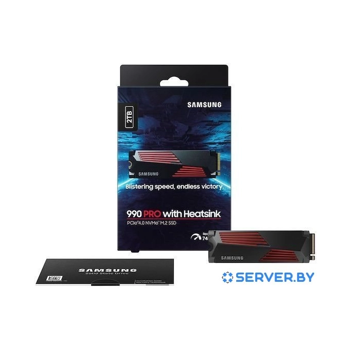 SSD Samsung 990 Pro с радиатором 4TB MZ-V9P4T0CW. Фото 3