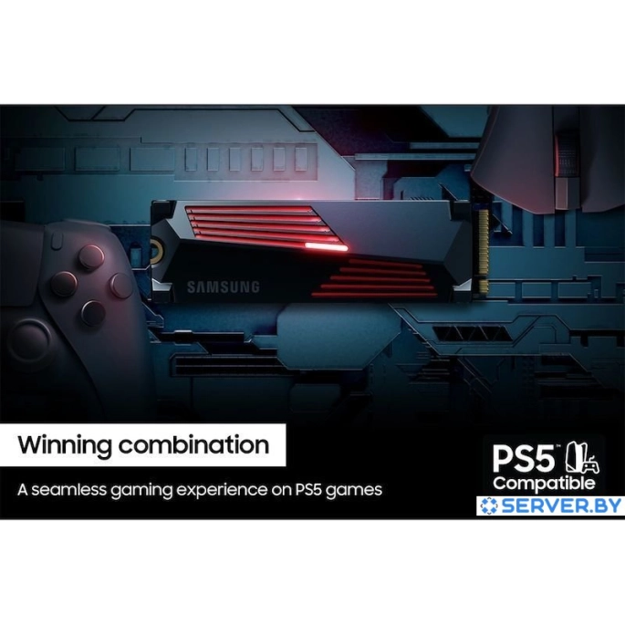 SSD Samsung 990 Pro с радиатором 4TB MZ-V9P4T0CW. Фото 5