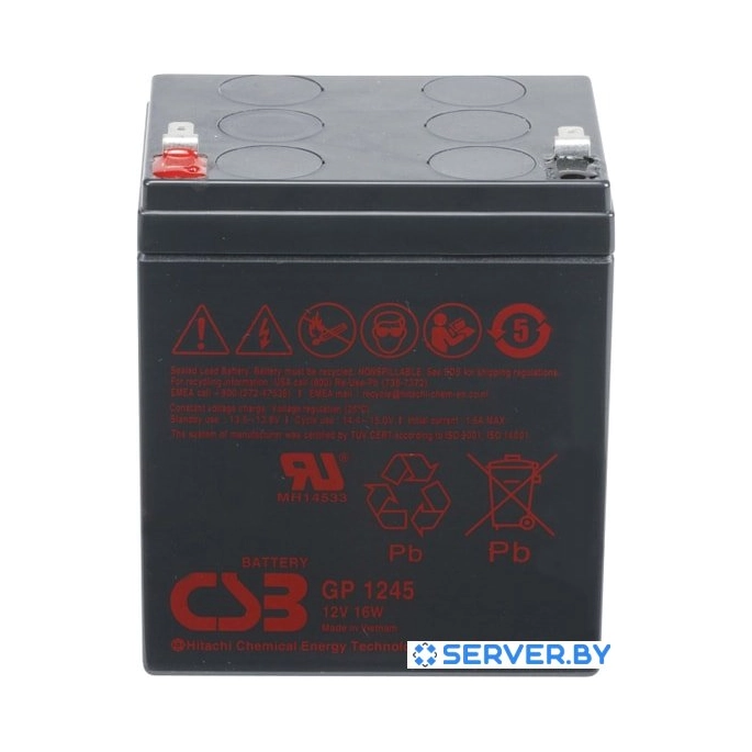 Аккумулятор для ИБП CSB GP1245 16W F2 (12В/4.5Ач). Фото1