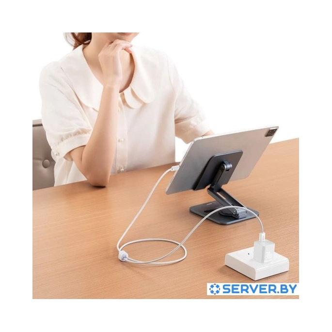 Кабель Baseus Superior Series 2 Fast Charging Data Cable 100W USB Type-C - USB Type-C (2 м, белый). Фото5