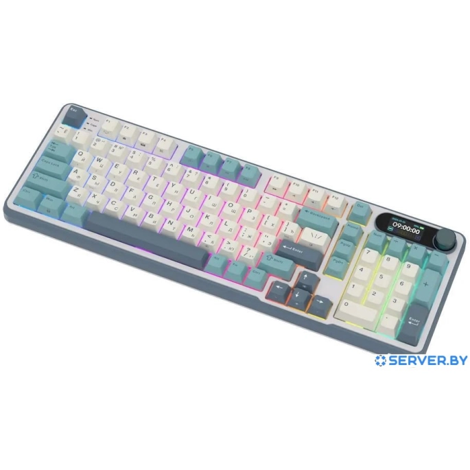 Клавиатура Royal Kludge RK-S98 RGB Light Cloud (RK Brown). Фото4