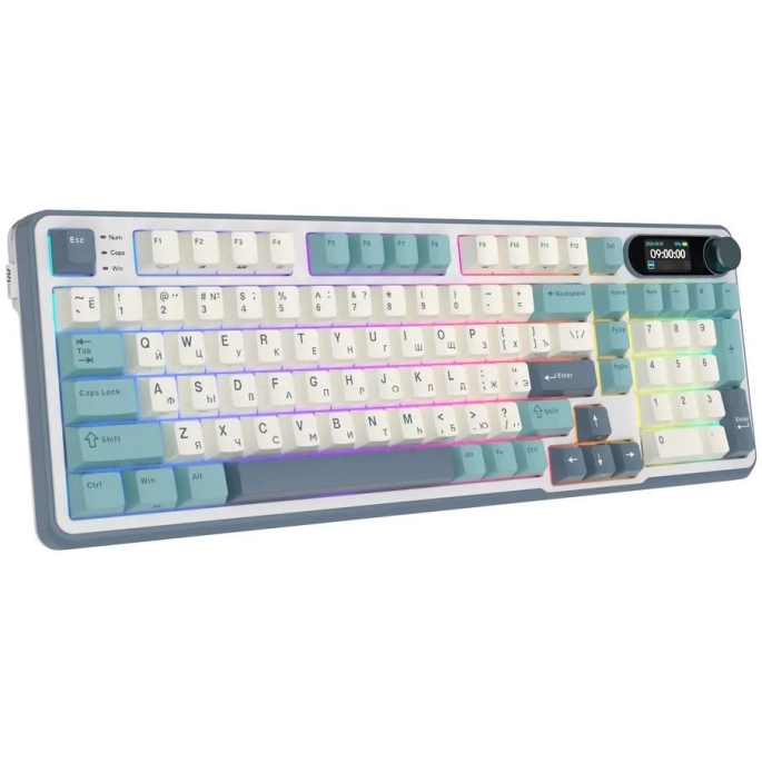 Клавиатура Royal Kludge RK-S98 RGB Light Cloud (RK Brown). Фото5