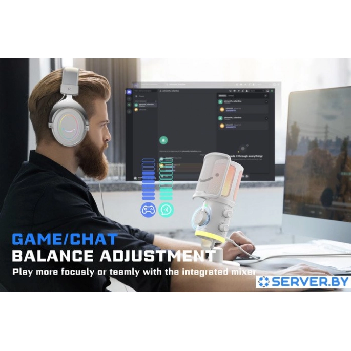 Проводной микрофон FIFINE AM6 (белый). Фото 3