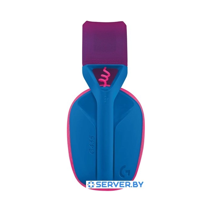 Наушники Logitech G435 Lightspeed (синий/малиновый). Фото 3