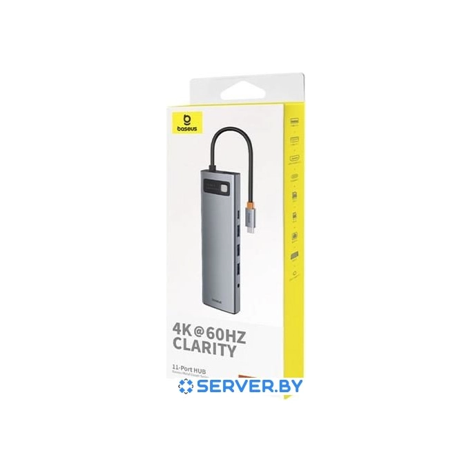 Док-станция Baseus Metal Gleam Series 11-Port Hub B00030709811-00. Фото5