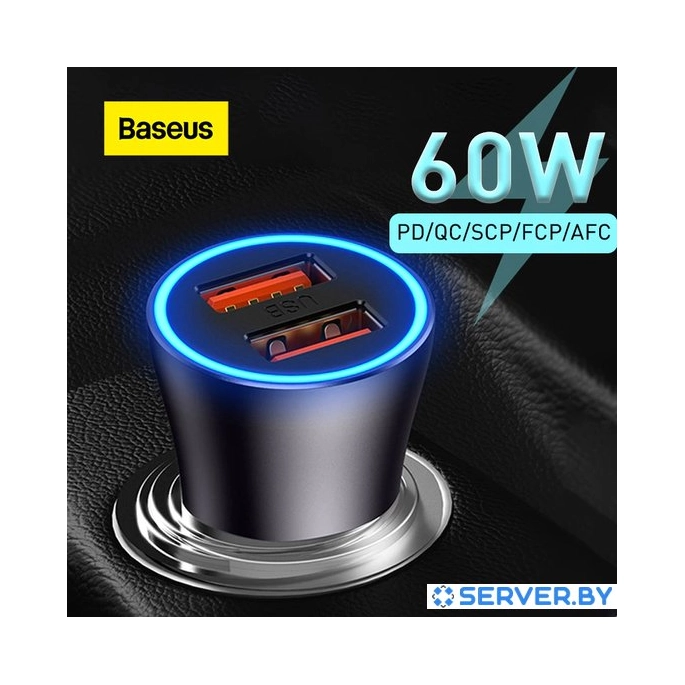 Автомобильное зарядное Baseus CGJM000113. Фото3