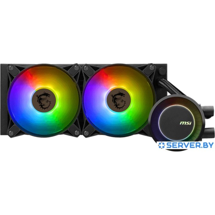 Жидкостное охлаждение для процессора MSI MAG CoreLiquid E240 (черный). Фото1