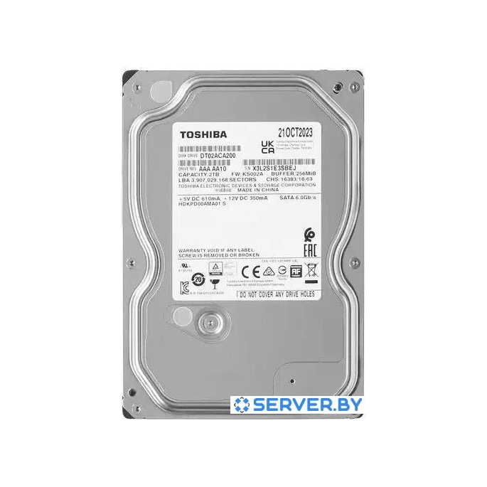 Жесткий диск Toshiba DT02ACA200 2TB. Фото1