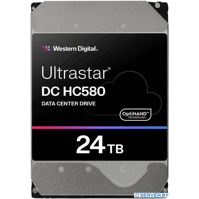 Жесткий диск WD Ultrastar DC HC580 24TB WUH722424ALE6L4. Фото 1