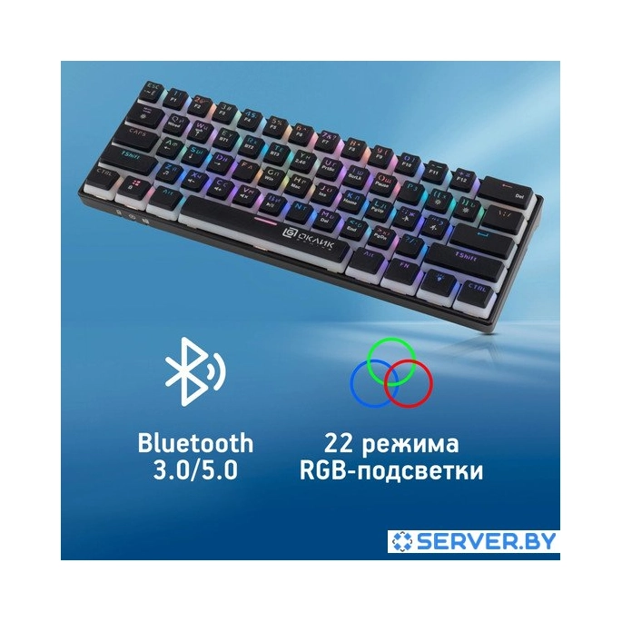 Клавиатура Oklick K763W (черный). Фото 2