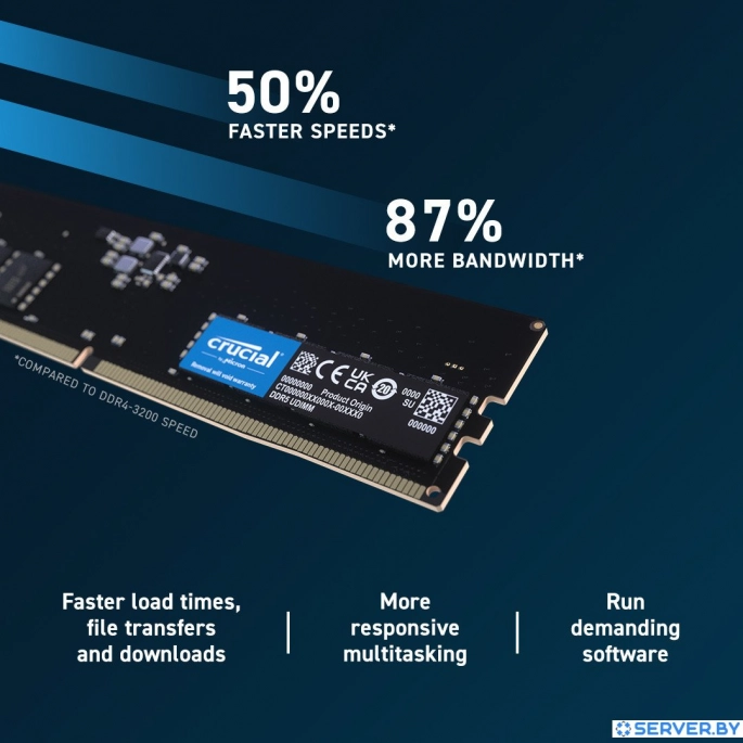 Оперативная память Crucial 16ГБ DDR5 4800 МГц CB16GU4800. Фото3