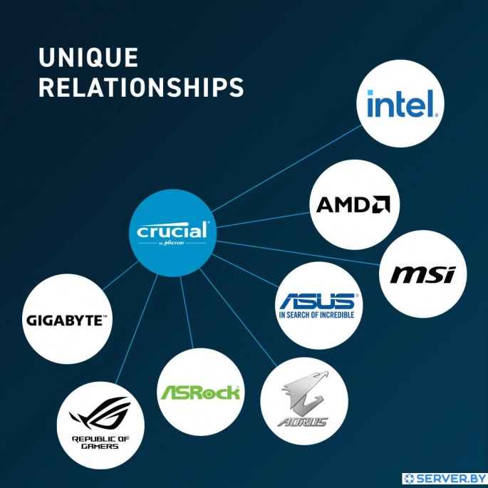 Оперативная память Crucial 16ГБ DDR5 4800 МГц CB16GU4800. Фото4