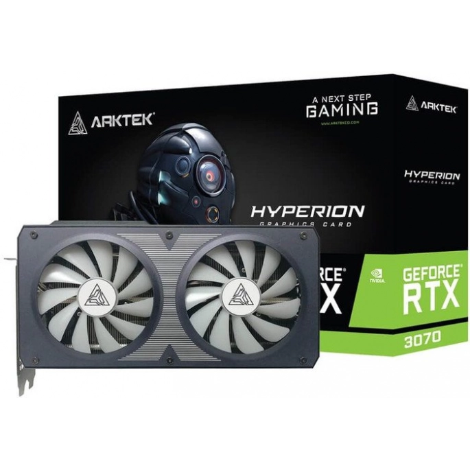 Видеокарта Arktek GeForce RTX 3070 8G GDDR6 AKN3070D6S8GH1. Фото 2