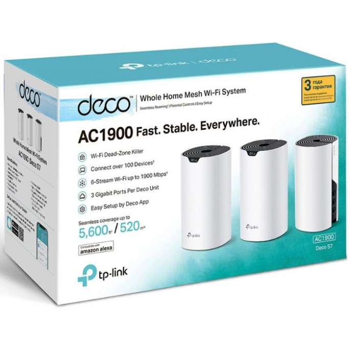 Wi-Fi система TP-Link Deco S7 (3 шт). Фото2