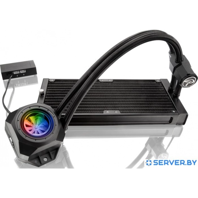 Кулер для процессора Raijintek Orcus 240 RBW. Фото 3