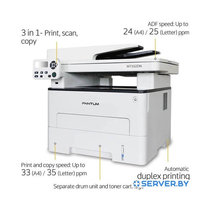 МФУ Pantum M7102DN. Фото 2