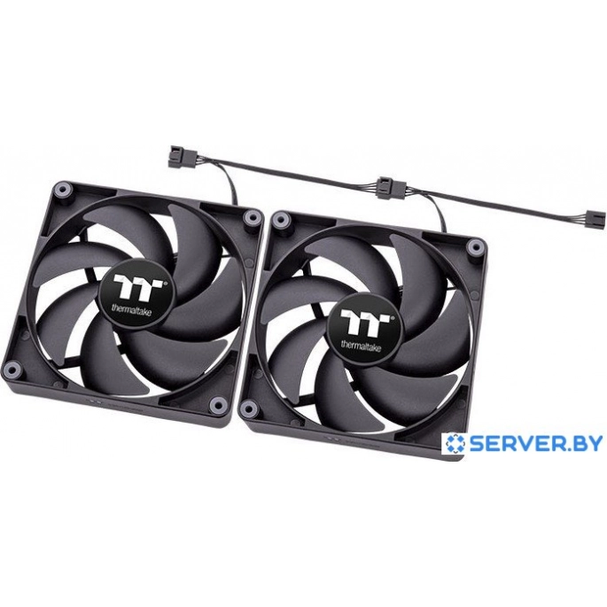 Вентилятор для корпуса Thermaltake CT120 2-Fan Pack CL-F147-PL12BL-A. Фото 4