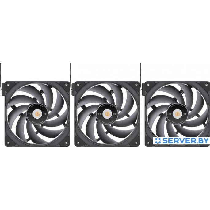 Набор вентиляторов Thermaltake Toughfan EX14 Pro 3-Fan Pack CL-F172-PL14BL-A. Фото 1